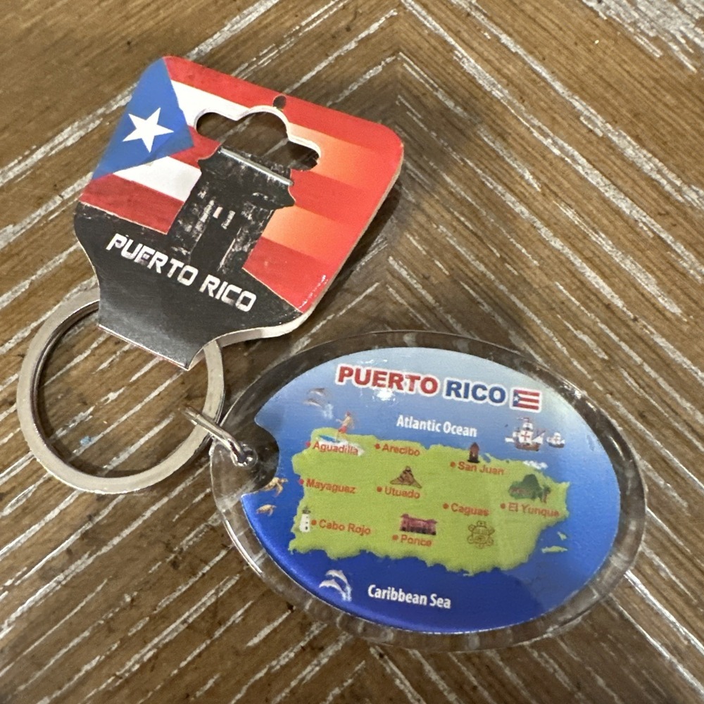 puerto Rico keychain tourist gift